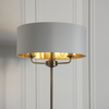 Podłogowa lampa Highclere 98935 Endon do salonu biały mosiądz