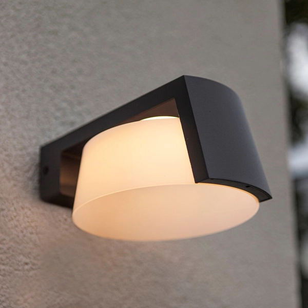 Zewnętrzny kinkiet ścienny MOON 5206001118 LED 11,1W 3000-4000K IP44 szary