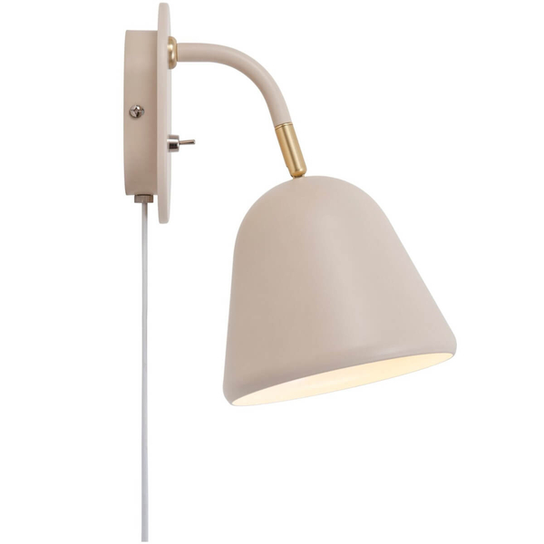 Ścienna lampa z włącznikiem Fleur 2112101001 regulowana beżowy