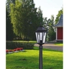 Zewnętrzna LAMPA stojąca Lozana K-6006A Kaja ogrodowa OPRAWA klasyczna latarenka outdoor metalowa IP44 czarna