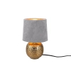 Stolikowa lampa SOPHIA R50821011 szara złota ceramiczna 1xE14 26cm