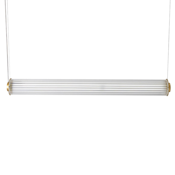 Lampa zawieszana Como 1232 LED 39W 2700-6500K przezroczysty mosiądz