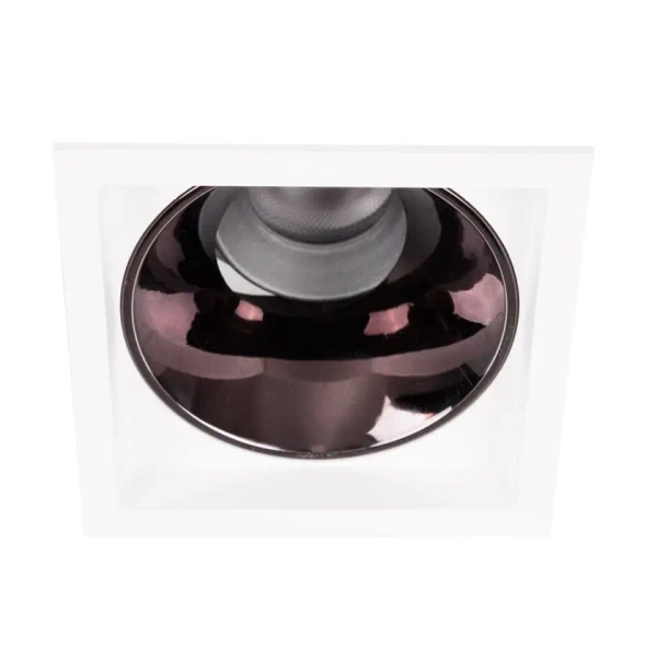 Wpustowa oprawa do lampy Trafo H190.04 kwadratowa biała