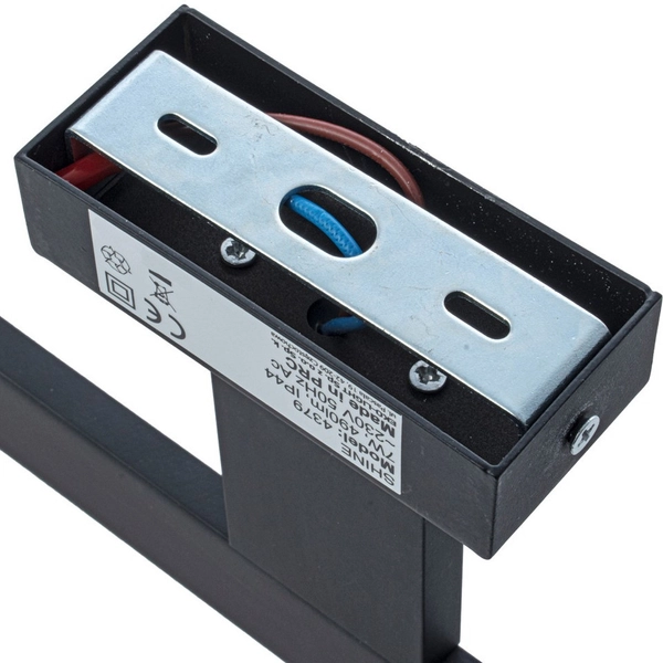 Kinkiet LAMPA ścienna SHINE ML4377 Milagro listwa OPRAWA nad lustro LED 7W 4000K nad obraz IP44 czarna