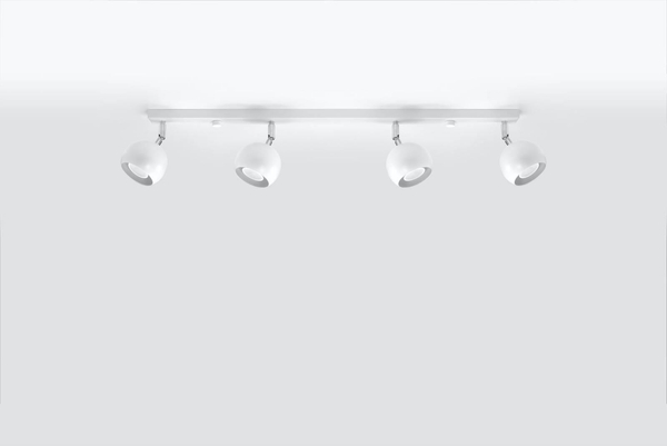 LAMPA sufitowa SL.0441 regulowana OPRAWA listwa SPOT kule balls białe