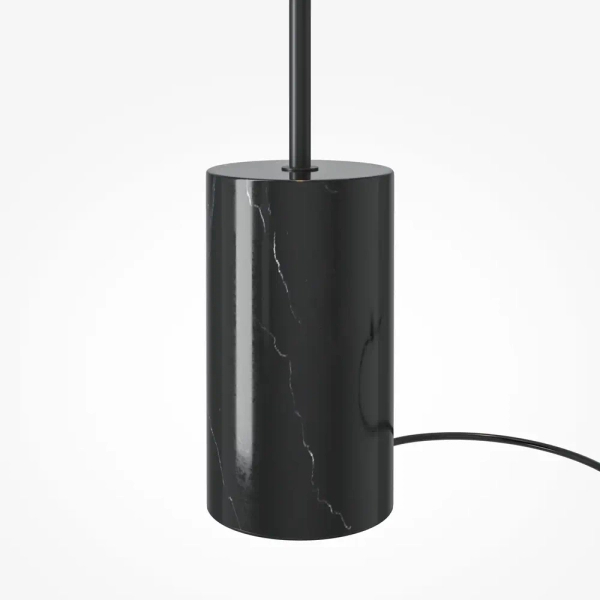 Metalowa podłogowa lampa Kyoto MOD178FL-L11B3K LED 11W 3000K czarna biała