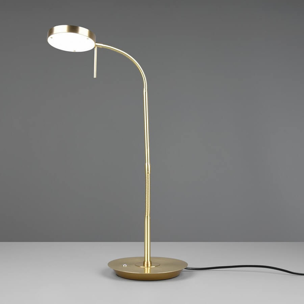 Biurkowa lampka z regulacją NEMIO DL108523310 LED 12W 2300-4000K złoty