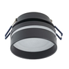 Lampa podtynkowa punktowa Mljet 10493 Nowodvorski tuba okrągła czarna