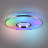 Sypialniany plafon RGB Realta R64401005 RL Light LED 24W 2700-6500K srebrna
