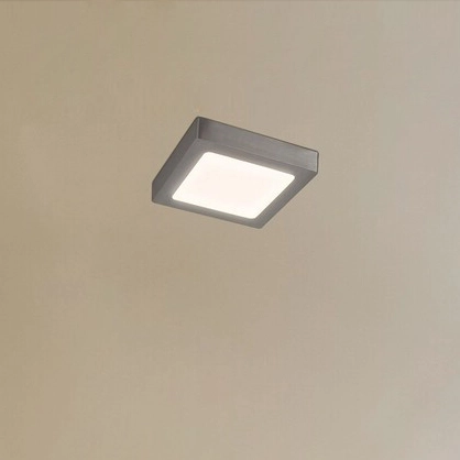 Plafon LAMPA sufitowa LOIS 2667 Rabalux metalowa OPRAWA kwadratowa LED 12W 3000K satynowy chrom