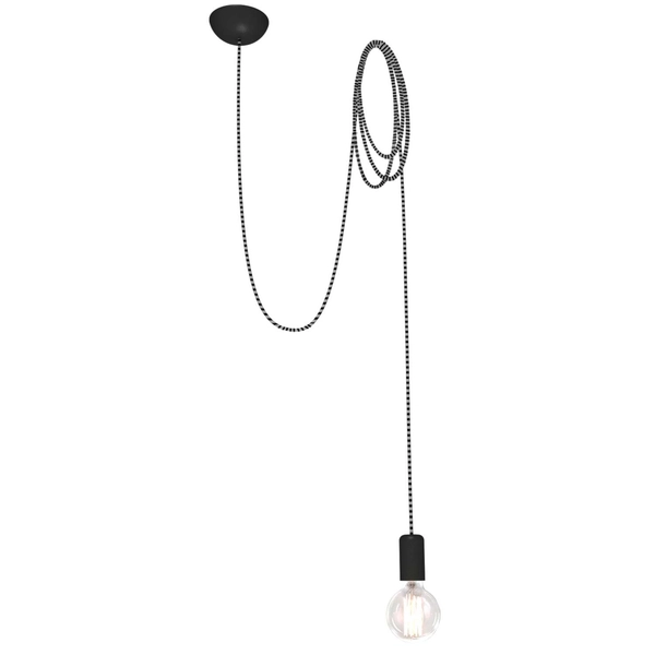 Industrialna LAMPA wisząca SPIDER 6792 Nowodvorski kabel OPRAWKA na żarówkę zwis czarna