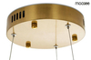 Lampa wisząca Nenufar MSE010100125 glamour kryształowa złota
