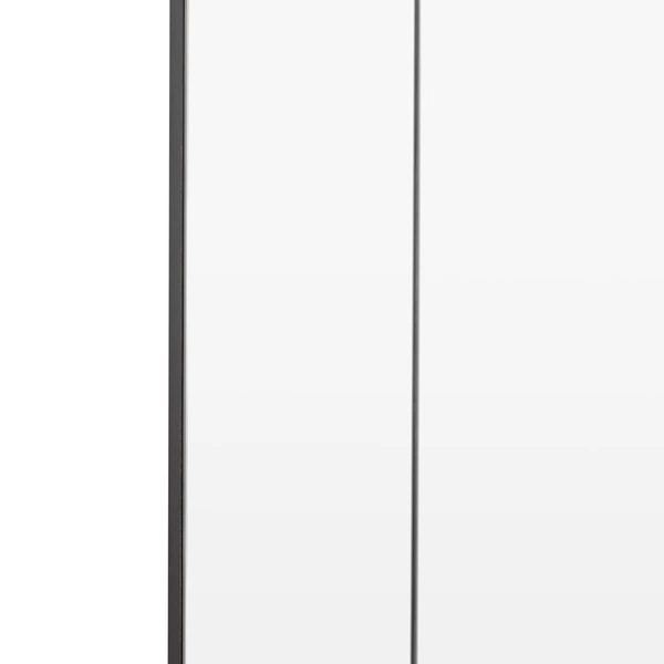 Prostokątne lustro Aston 5056693560234 do garderoby srebrny