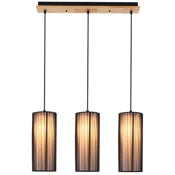 Potrójna lampa wisząca Kioto 50103219 Candellux tuby nad stół czarne