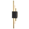 Modernistyczny kinkiet ELLIE ST-7007W-BLACK Step LED 5W 3000K marmur złoty czarny
