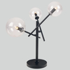 Molekułowa lampka stołowa LOLLIPOP T0043 Maxlight metal szkło czarna