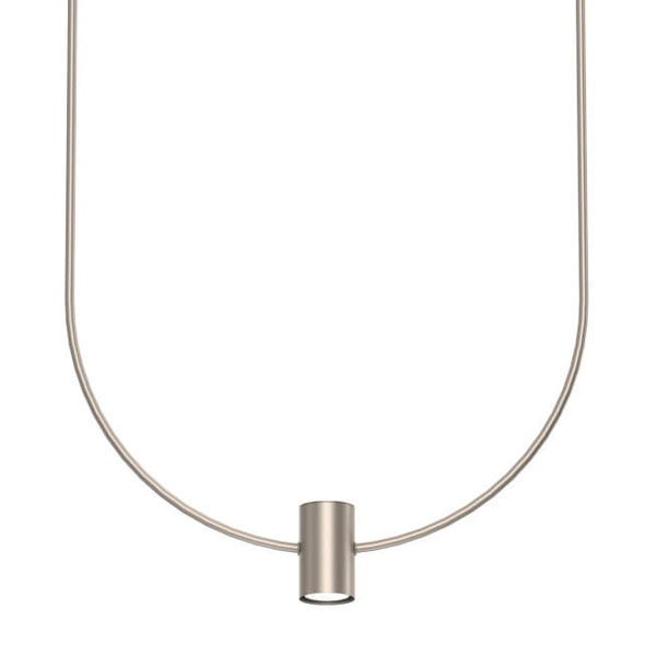 Salonowa lampa wisząca No.C 5081 Shilo regulacja 58cm metalowy platyna