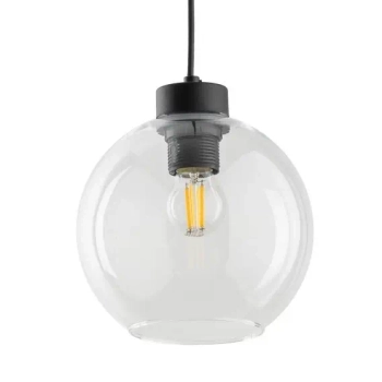 Szynowa lampa wisząca TRACER CUBUS 10665 1-fazowa czarny przezroczysty