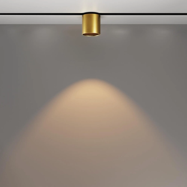 Natynkowa lampa do szyny Alfa TR132-2-7W3K-BS LED 7W 3000K mosiądz czarny