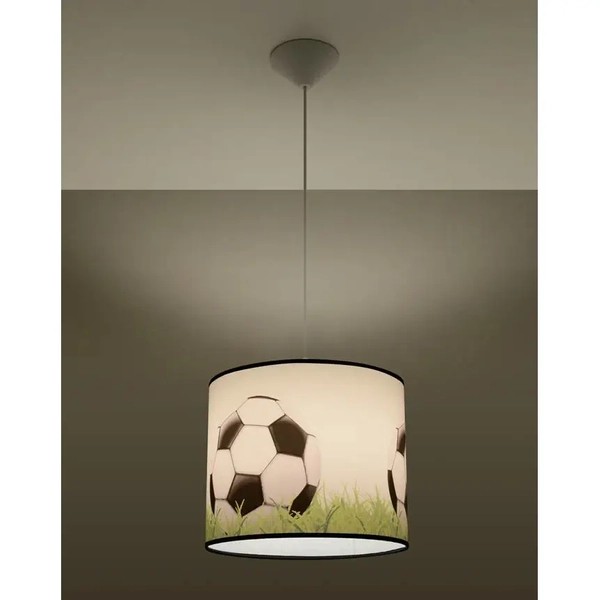 Wisząca lampa Piłka SL.1428 Sollux abażur dla dziecka wielokolorowa