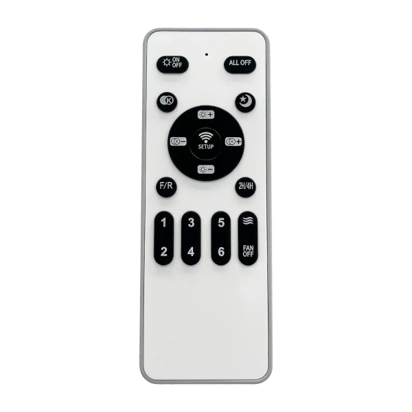 Sufitowy wentylator z pilotem Zephyr biała ML1515 1xLED 48W 3000-6000K CCT