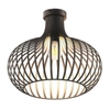 Sufitowa druciana lampa Mateo 63370111X do salonu czarna
