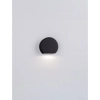 Okrągły kinkiet zewnętrzny ścienny SARDIRA LE75308 LED 4W 3000K IP54 czarny