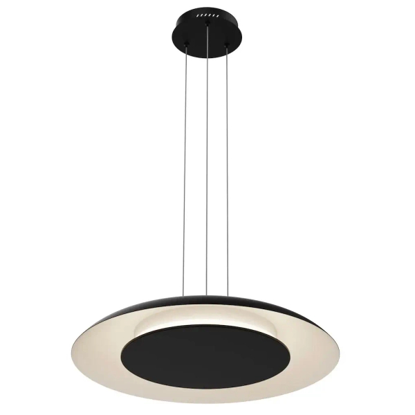 Ledowa lampa wisząca Piattino ML1814 LED 30W 3000-6000K ring czarny
