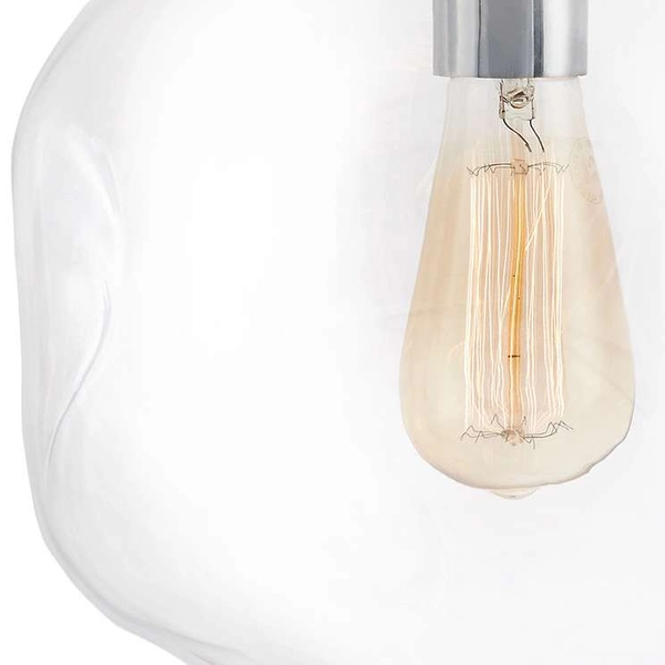 LAMPA wisząca AVIA M 10412109 Kaspa szklana OPRAWA zwis przezroczysty