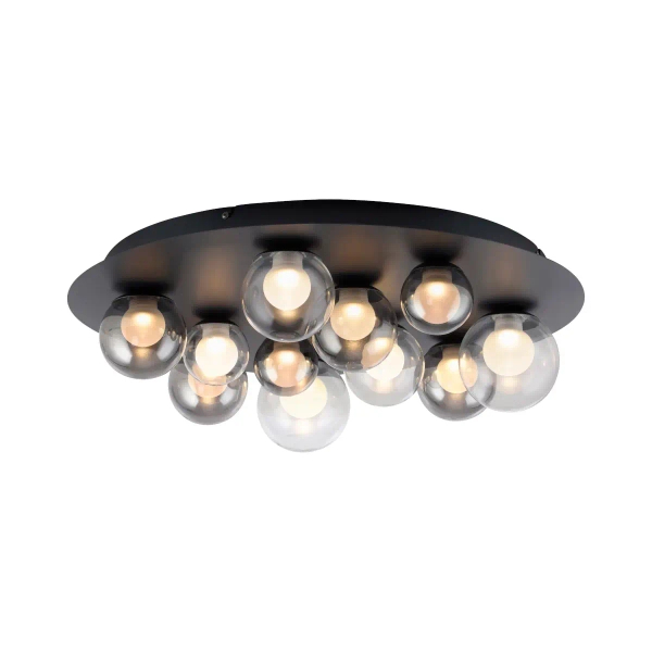 Sufitowa lampa na pilot PURE LINES czarna 6588-15 11xLED 3W 2200-5000K zmienna barwa