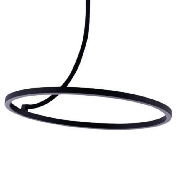 Sufitowa lampa pierścień Corit E82907-01 Zumaline LED 30W 4000K czarna