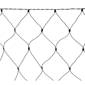 Klimatyczna dekoracja siatka nad okno  1x1m LED 6W ciepła