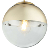 LAMPA wisząca VARUS 15855 Globo szklana OPRAWA zwis kula ball złota przezroczysta