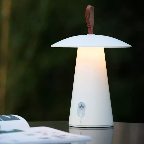 Stołowa lampka zewnętrzna DONNA 27500/02/31 Lucide LED 2W 2700K IP54 biała