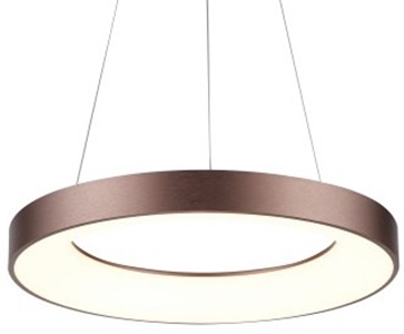 Lampa ledowa wisząca Santana AZ5011 80W 3000-6500K ring brązowy