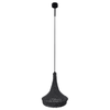Lampa wisząca ażurowa Mahaka 5181 Shilo hampton pleciona szara