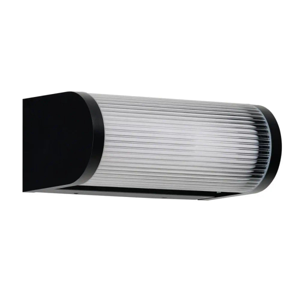 Kinkiet ścienny zewnętrzny EBRO aluminiowy LED 12W 3000K IP65 elewacyjny AZ6764 czarny