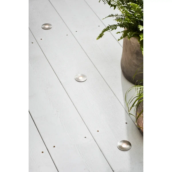 Metalowy spot Garden 107988 LED 0,8W 3000K IP44 zewnętrzny srebrny