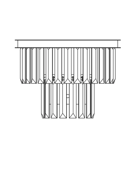 Kinkiet kryształ Revero MOD085WL-01BS Maytoni glamour mosiądz