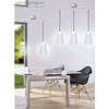 LAMPA wisząca SABRIN 32-54869 Candellux metalowa OPRAWA ażurowy zwis biały
