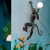 Ścienna lampa dekoracyjna Monkey ABR-KAR3-C Abruzzo małpka czarny