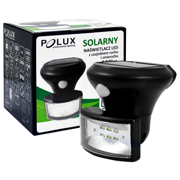 Naświetlacz solarny LED 307729 5W 500lm 6400K do ogrodu