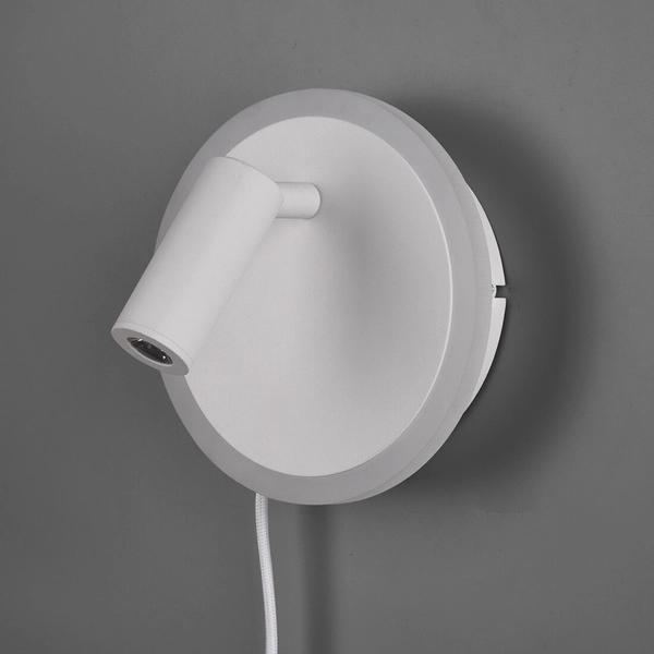 Ścienna lampa z regulacją Jordan 229210231 Trio LED 5W 3000K biała