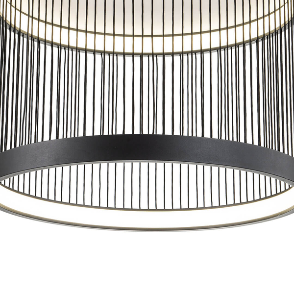 Sufitowa lampa Guarda ML0528 Milagro LED 43W 4000K druciana czarny