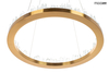 Lampa wisząca Nenufar MSE010100125 glamour kryształowa złota