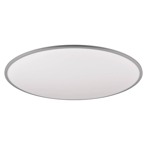 Ściemniany plafon z pilotem Yuma 641719187 LED 53W 3000-6500K biała srebrna