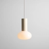 Szklana lampa wisząca nad wyspę Flo Cream S 7000G9_S beżowa