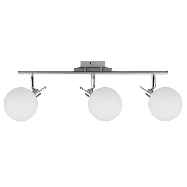 Sufitowa lampa potrójna Ghost 93-01498 okrągła biała chrom