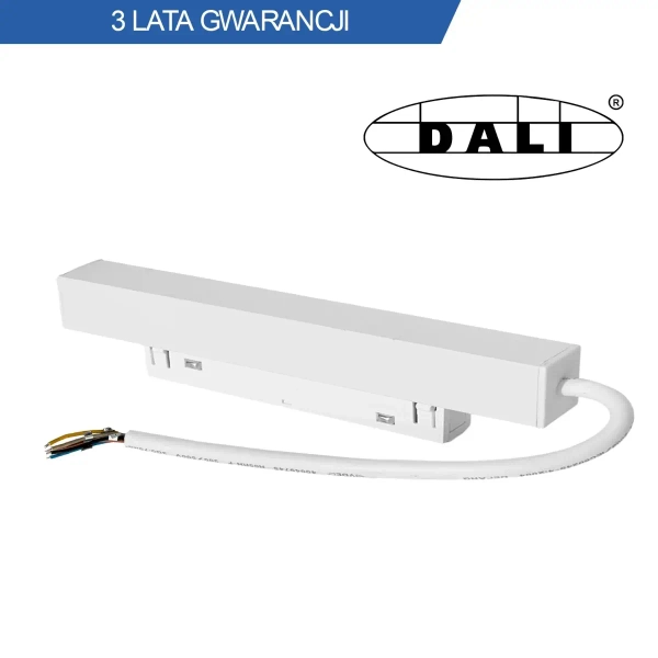 Wpinany zasilacz do szyn magnetycznych DALI 1399 200W 48V biały