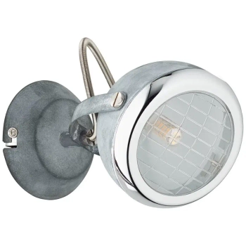 Regulowana lampa ścienna Rider 14910/70 metalowa szara